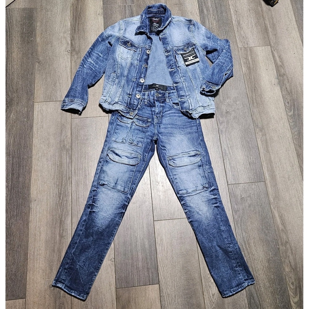 Jordan Craig‎ Legacy Edition Boys Denim Set Jacket Jeans 10 Streetwear 2 Piece